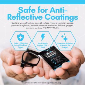 Z Clear Anti Fog Lens Cleaner Wipes Wet & Dry (quantity: 3 ct)